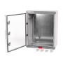 Cutie distributie IP67 din ABS gri, usa transparenta, placa metalica, 400x500x240 mm PS405024 Plastim - 2